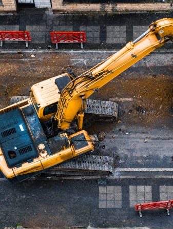 Chantier - EUROCAMAT, spécialiste de la vente et du négoce de matériel travaux publics d’occasion